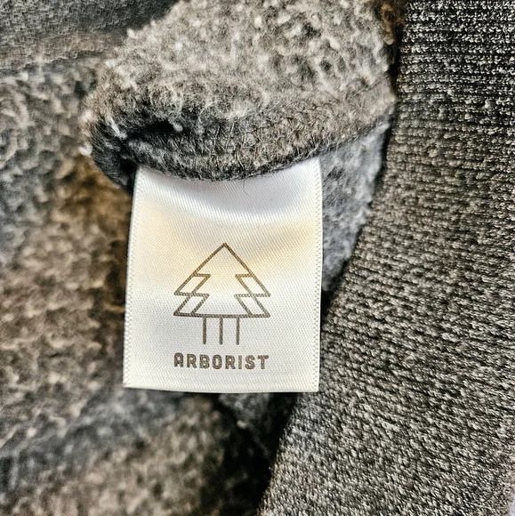 Arborist charcoal grey heathered hoodie M - Picture 4 of 6